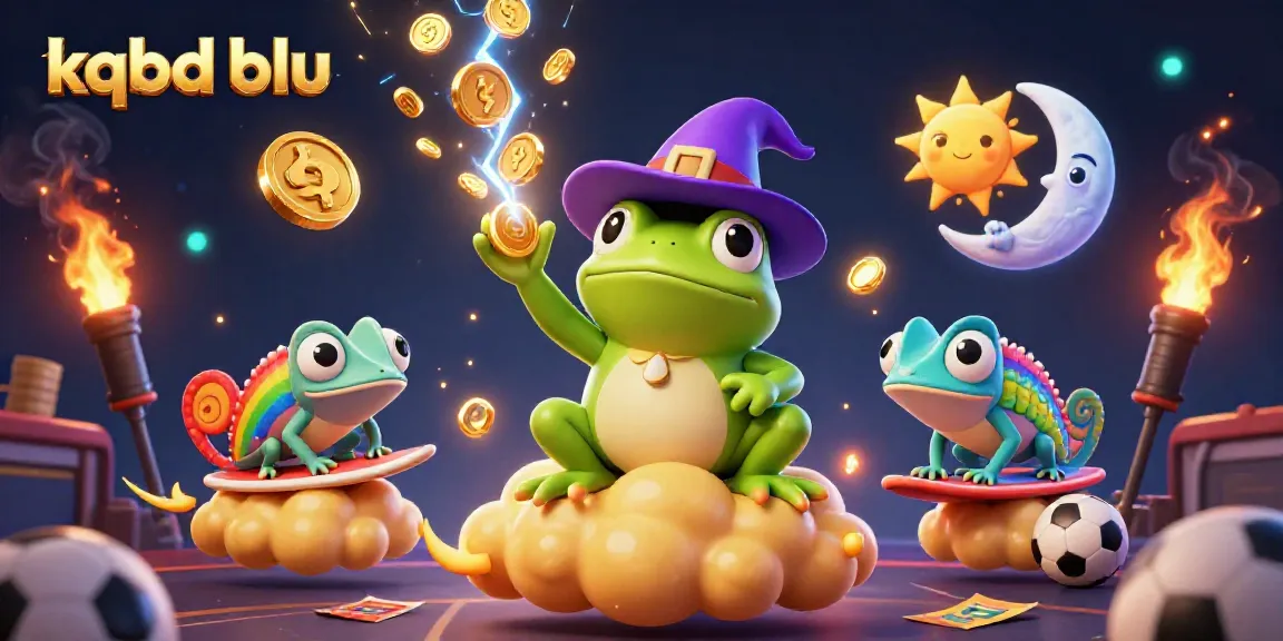 Experience thrilling sports betting excitement with kqbd blu as the wizard frog conjures golden coins!