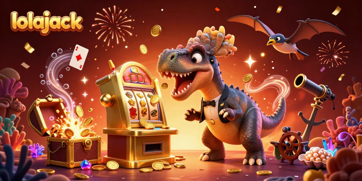 Experience thrilling wins at lolajack casino with animated characters celebrating jackpot payouts.