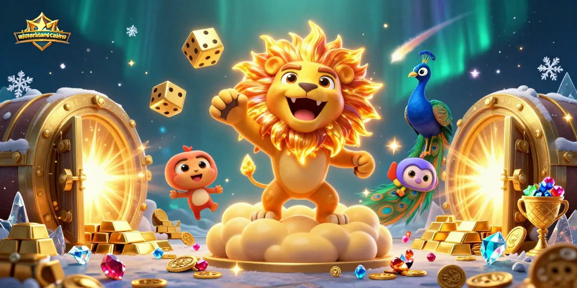 Experience the thrill of winnerislandcasino with vibrant gaming elements and dazzling treasures.